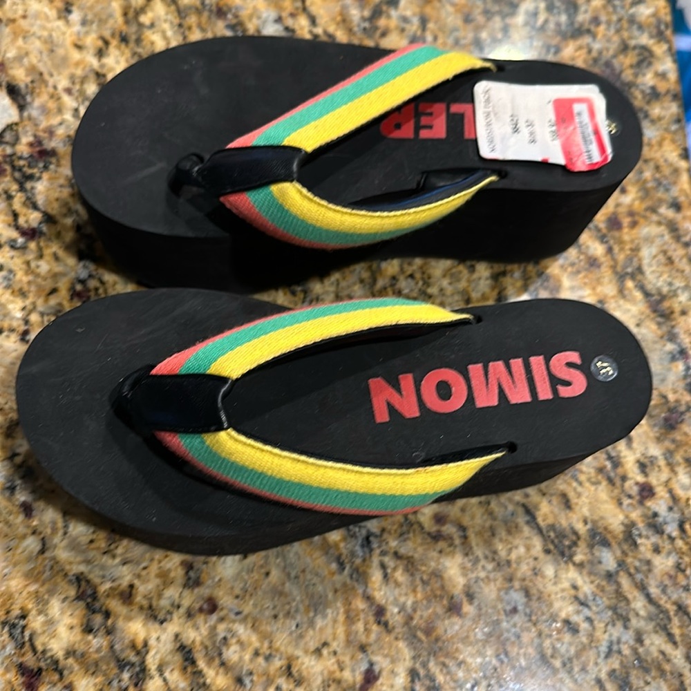 Simon platform sandals NWT